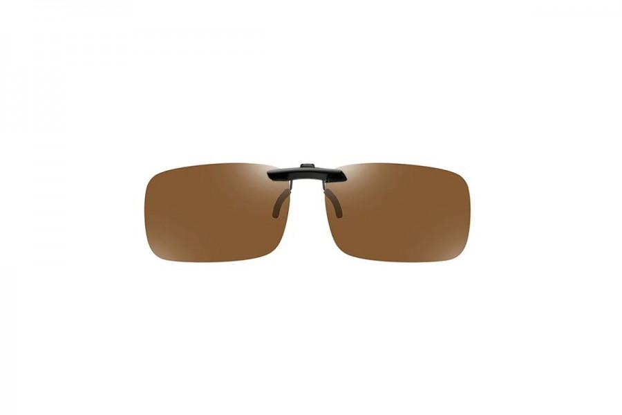Anderson Brown Alloy Clip on Sunglasses