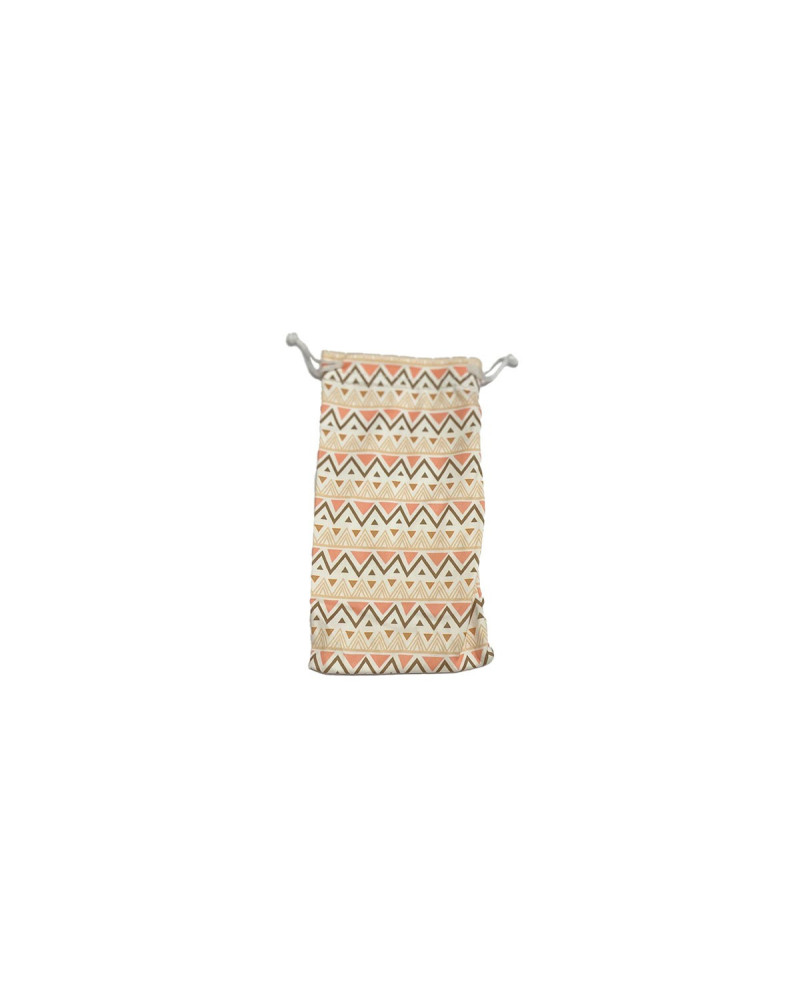 Patterns Microfibre Soft Pouch Peach