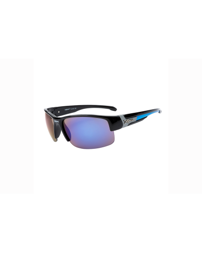 Black Blue Stripe Blue RV Mens Sport Sunglasses -