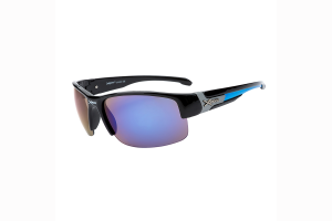 Black Blue Stripe Blue RV Mens Sport Sunglasses -