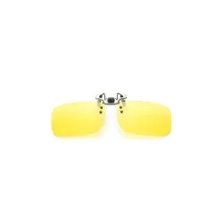 Tyler Yellow Low Light Alloy Clip on Sunglasses