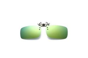 Tyler - Light Green RV Alloy Clip on Sunglasses