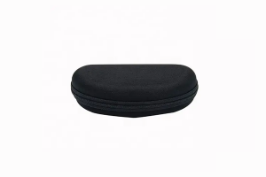 Black Zipper Soft Shell Sunglasses Case