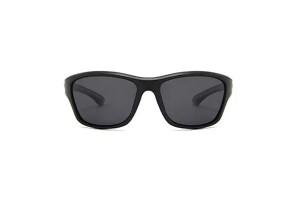 Pereira Black Polarised Sports Sunglasses front