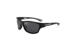 Pereira Black Polarised Sports Sunglasses