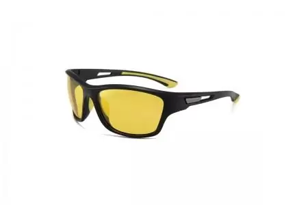 Pereira Black Yellow Low Light Sport Sunglasses