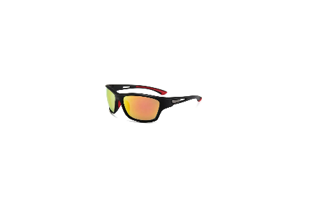 Pereira Black Red RV Polarised Sports Sunglasses small