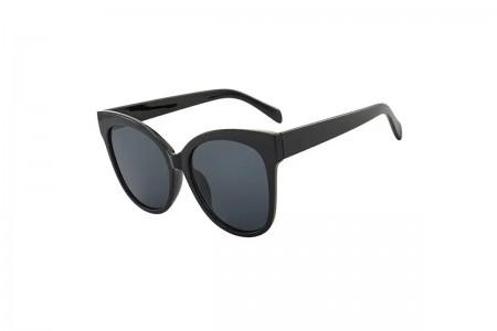 Coco - Black Oversized Cat eye Sunglasses