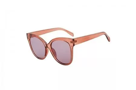 Coco - Brown Oversized Cat eye Sunglasses