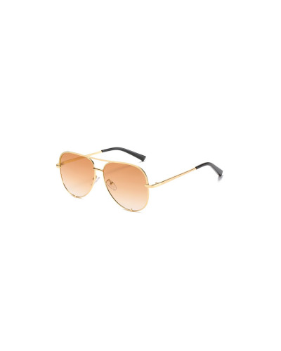 Lexi - Gold Oversized Aviator Sunglasses