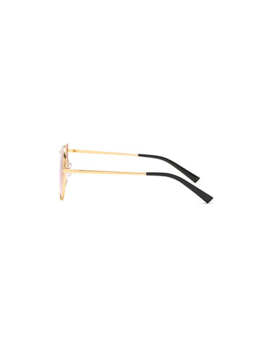 Lexi - Gold Oversized Aviator Sunglasses side