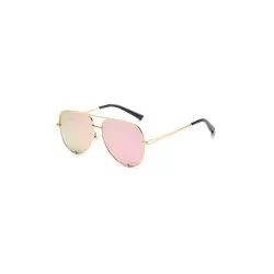 Lexi - Rose Gold Oversized Aviator Sunglasses