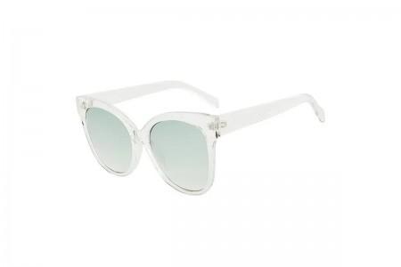 Coco - Clear Oversized Cat eye Sunglasses