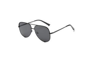 Lexi - Black Oversized Aviator Sunglasses