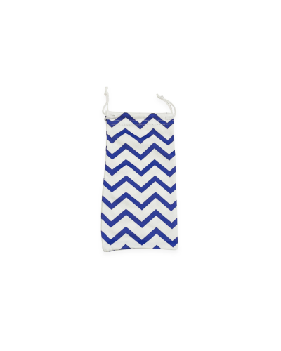 Microfibre Sunglasses Pouch Chevron - Purple