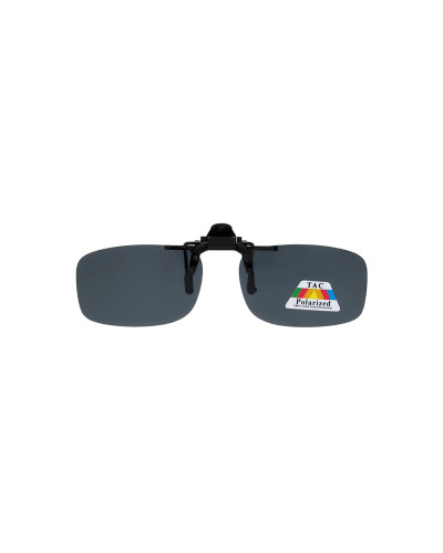 Great Scott – Polarised Clip on Sunglasses Chrome 52mm x 35mm