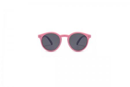 Evie - Pink Round Flexible Kids Sunglasses