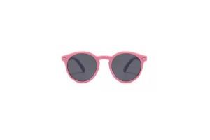 Evie - Pink Round Flexible Kids Sunglasses