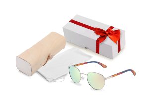 Premium Wood Gift Pack - Round Wood Polarised Sunglasses