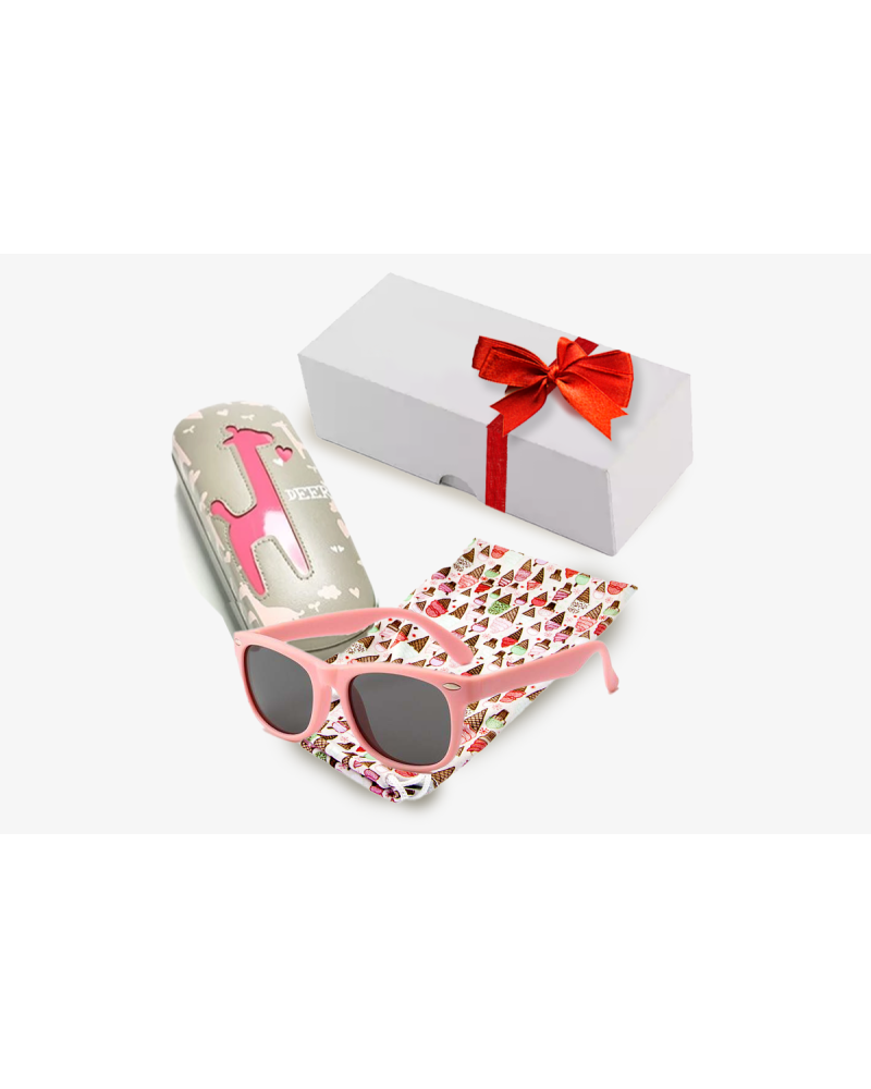 Kids Pink Flexi Silicone Sunnies Gift Pack