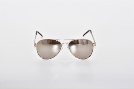 Silver Gold Mirror Aviator -  Smith Front