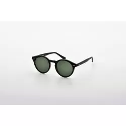 Johnny - Tort Green Round Sunglasses