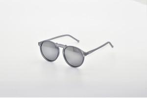 Grey Round Party Sunglasses - Leon