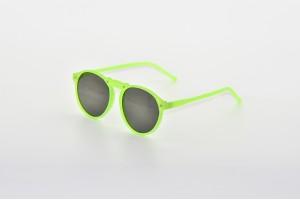 Green Round Party Sunglasses - Leon