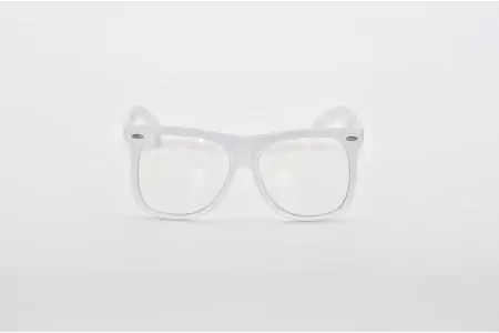 Steve Urkel Party Glasses - White Front
