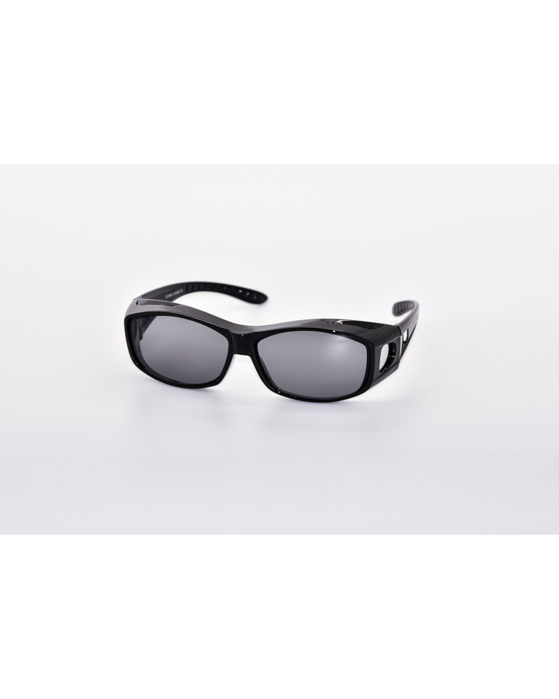 Polarised regular fitover sunglasses - Black