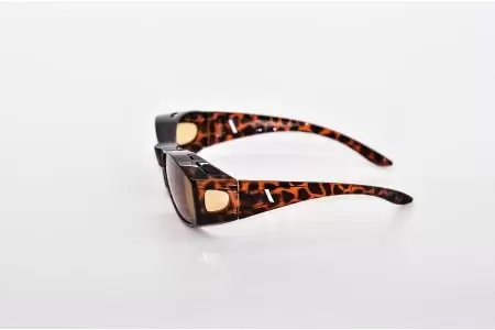 Polarised Fitover sunglasses - Tort side