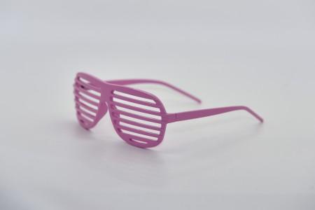 Alice - Pink Party Sunglasses Shutter Shades