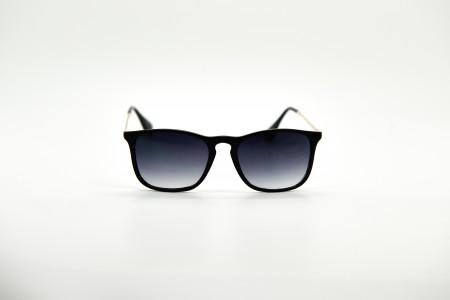 Gisele - Black Classic unisex Sunglasses front