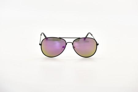 Louis - Black Purple RV Aviator Sunglasses
