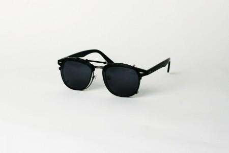 Clip-on spring sunglasses - Black - Kutcher