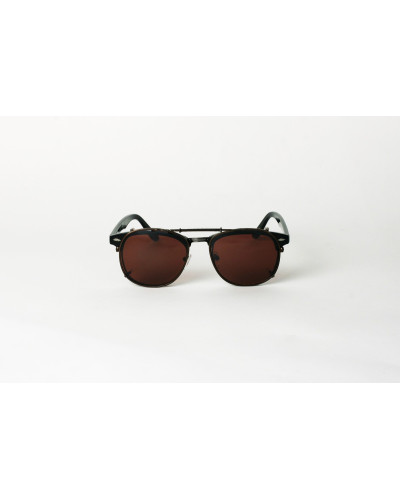 Clip-on spring Sunglasses Kutcher Brown