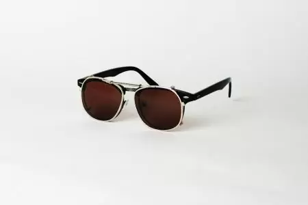 Kutcher – Gold Clip on Spring Sunglasses