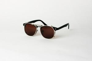 Clip-on Sunglasses - Gold - Kutcher