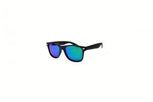 Jack - Black with Green Blue Lens - Polarised Sunglasses