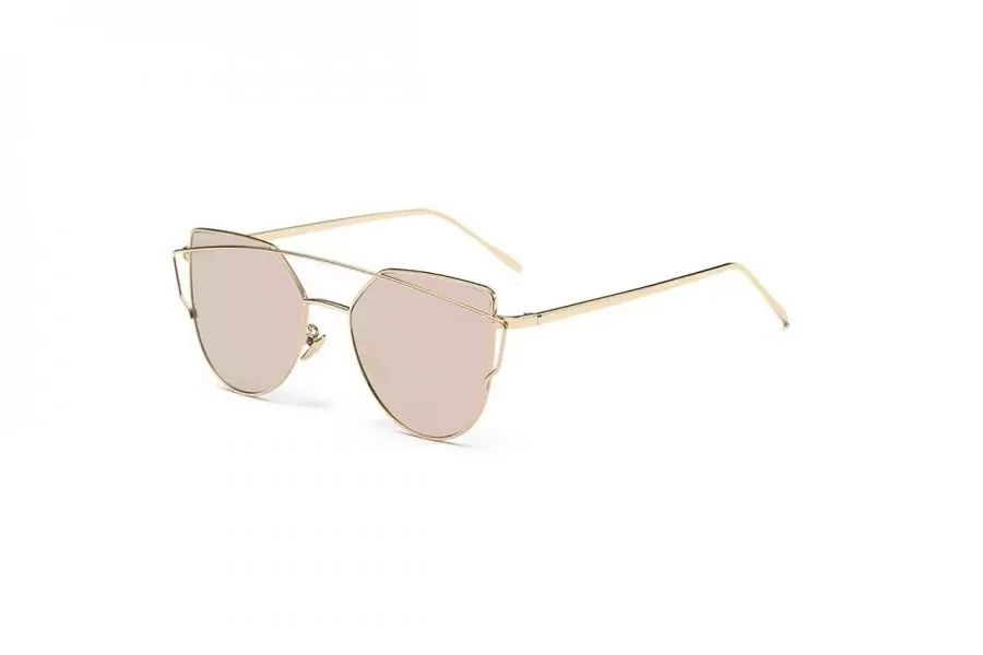 Gigi - Rose Gold Cateye Sunglasses