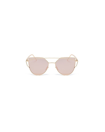 Gigi - Rose Gold Cateye Sunglasses Front