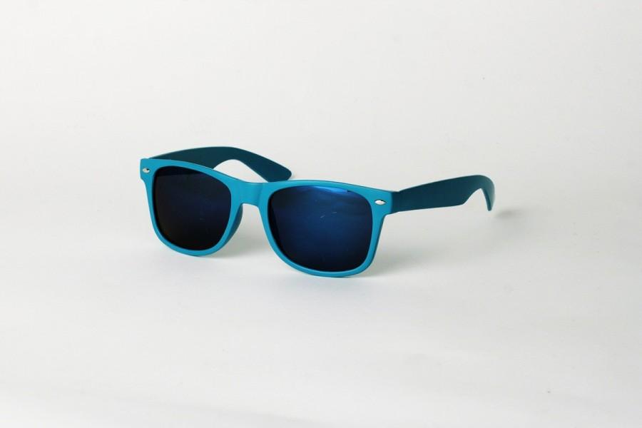 Hollywood - Blue RV Wayfarer Inspired Sunglasses