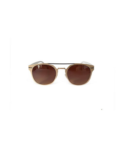 Retro Cross Bar - Gold Dawn Sunglasses Front