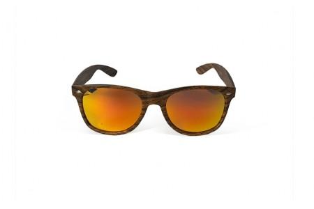 Chuck- Wood Orange RV Sunglasses Front