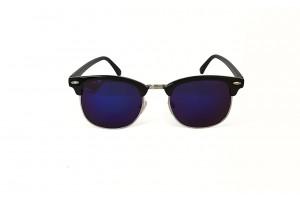 Don Draper - Silver Blue Retro Sunglasses