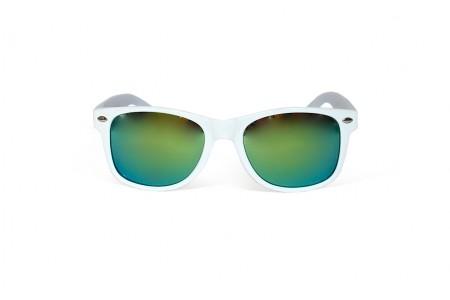 Mikey - White Green RV Kids Sunnies Front