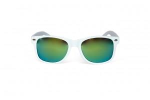 Mikey - White Green RV Kids Sunnies Front