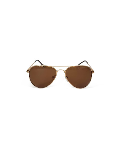 James - Polarised Gold Aviator Sunglasses