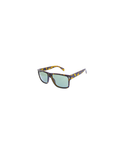 Flat Top Glass Lens Sunglasses - Tort