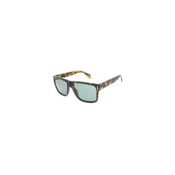 Flat Top Glass Lens Sunglasses - Tort